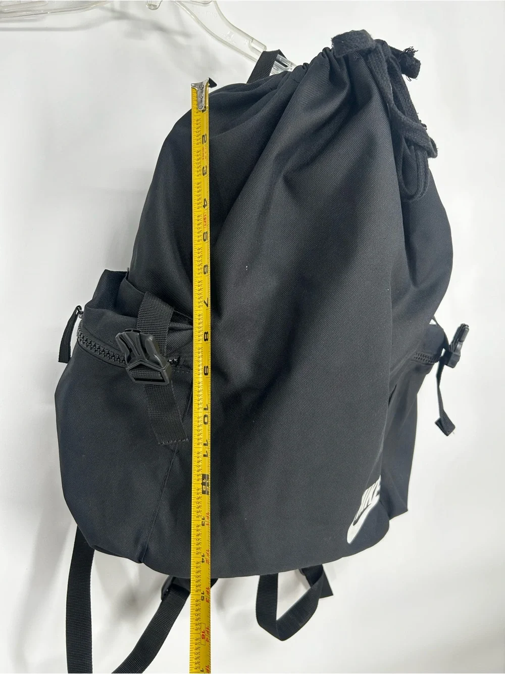 Nike Men’s Black Backpack 72 Heritage Rucksack Drawstring